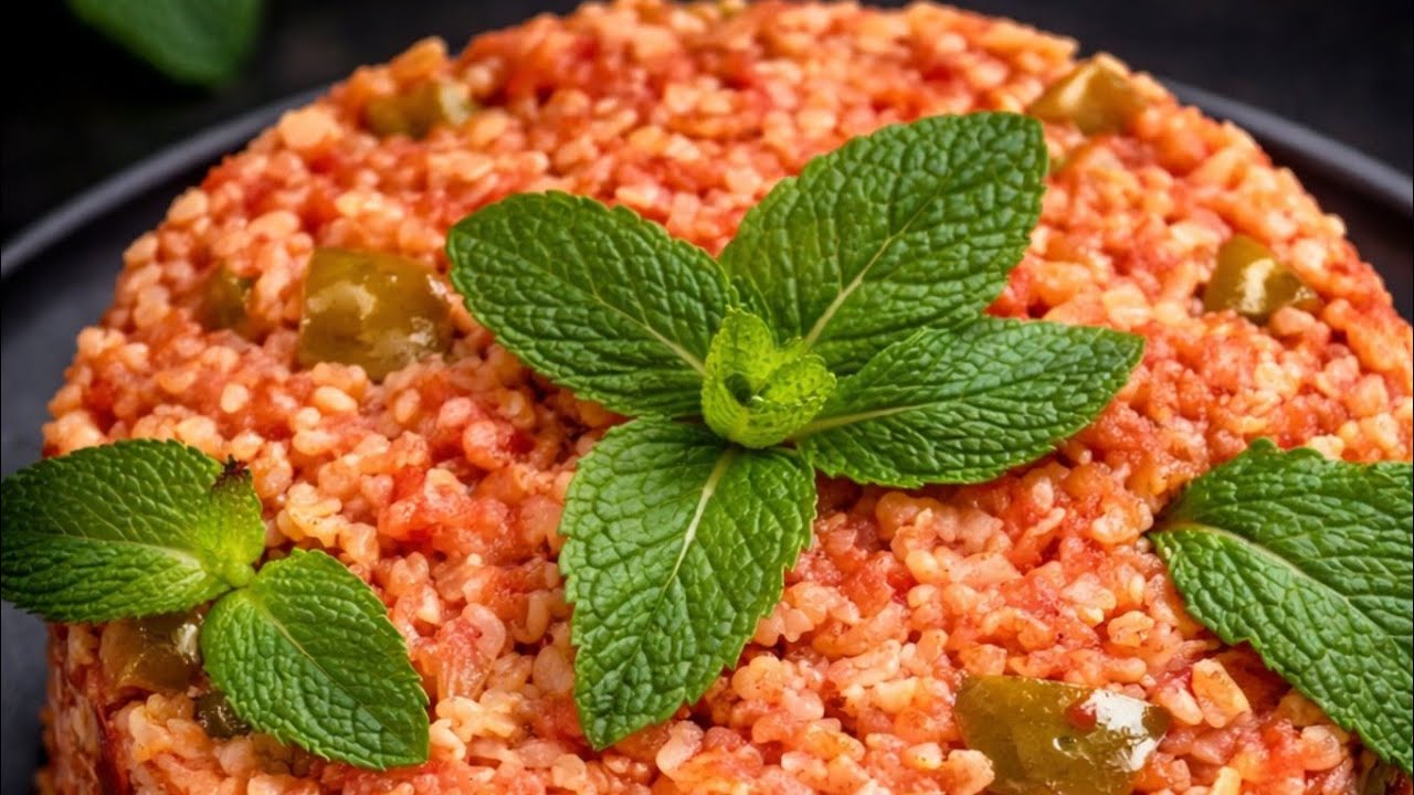برغل بالبندورة على أصوله 🍅🔥 | وصفة سهلة بطعم زمان وتتبيلة رهيبة