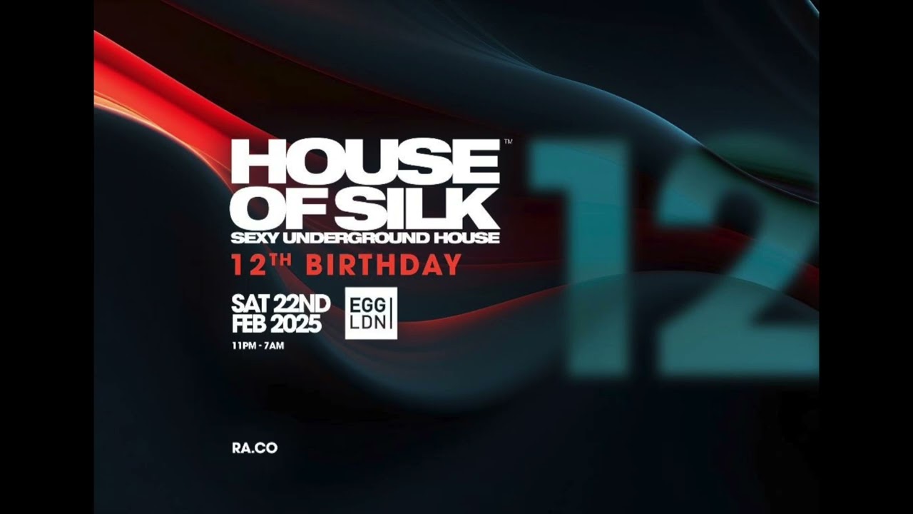 LEE B3 EDWARDS - LIVE AT HOUSE OF SILK 12th BIRTHDAY - @ EGG LDN - SAT 22nd FEB 2025