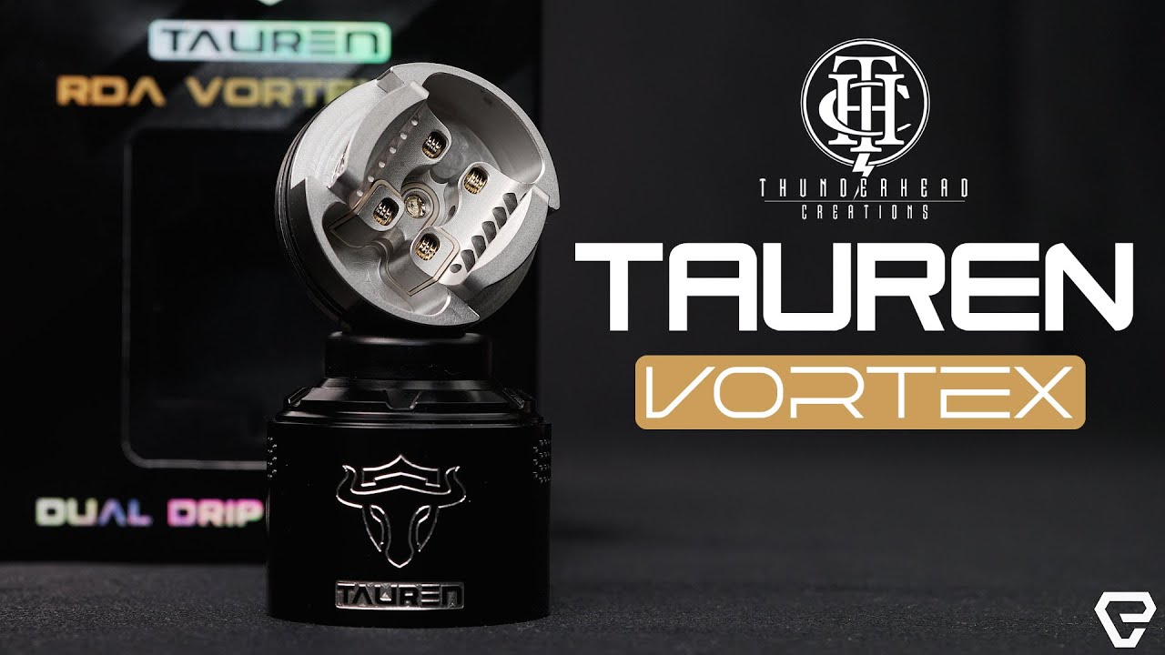 Dual Coil Build! Thunderhead Creations Tauren Vortex RDA Unboxing!