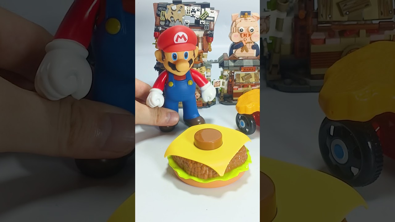 Satisfying Unboxing & Reviews Shin cute and Super Mario Toys ASMR Video #mario #toy