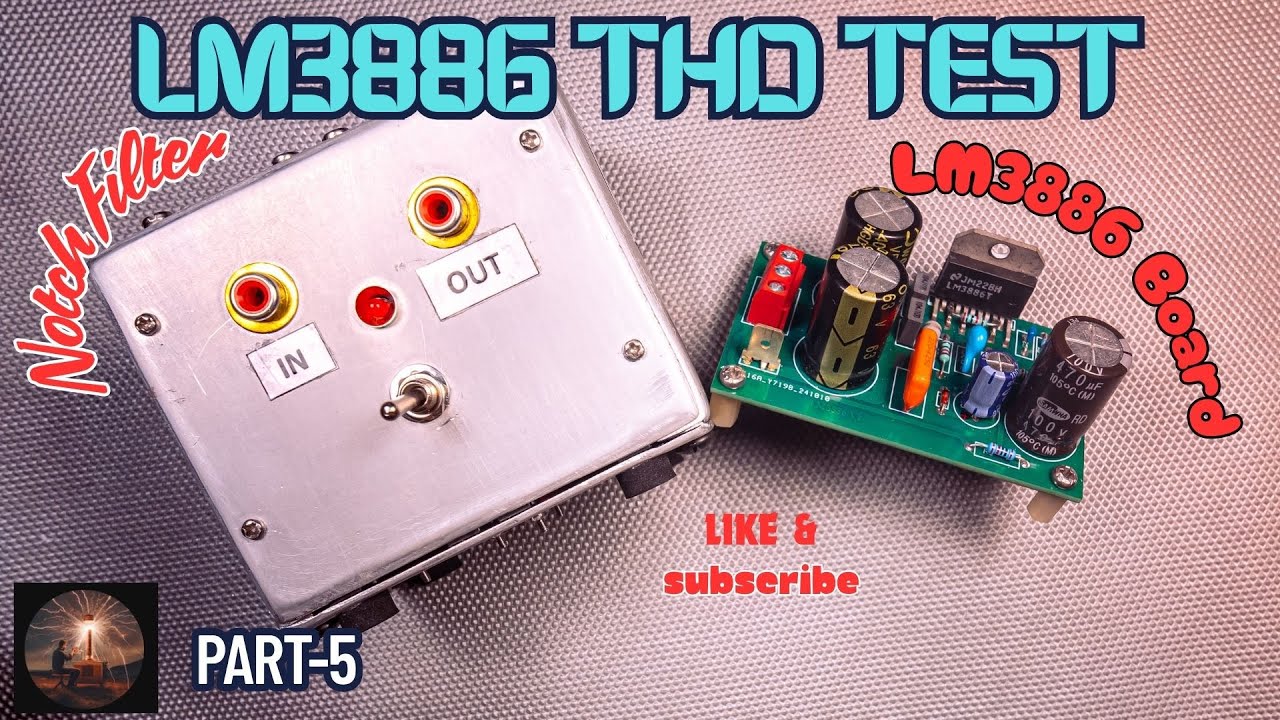 LM3886 THD Measurement | DIY Setup with Impressive Results