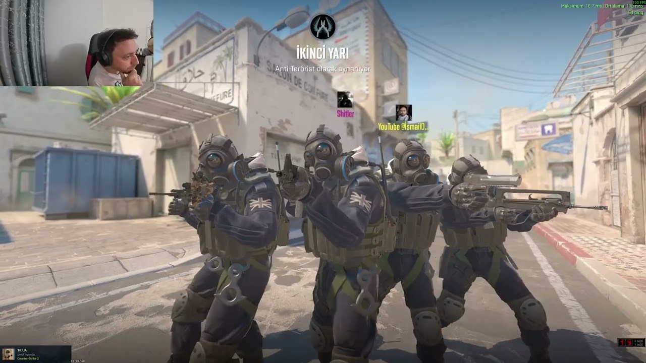 De Dust2 #25 Kill# with NihatBacakoğlu BOLGIA ORUMJACK BirGece | #20 #cs2 #counter #counterstrike