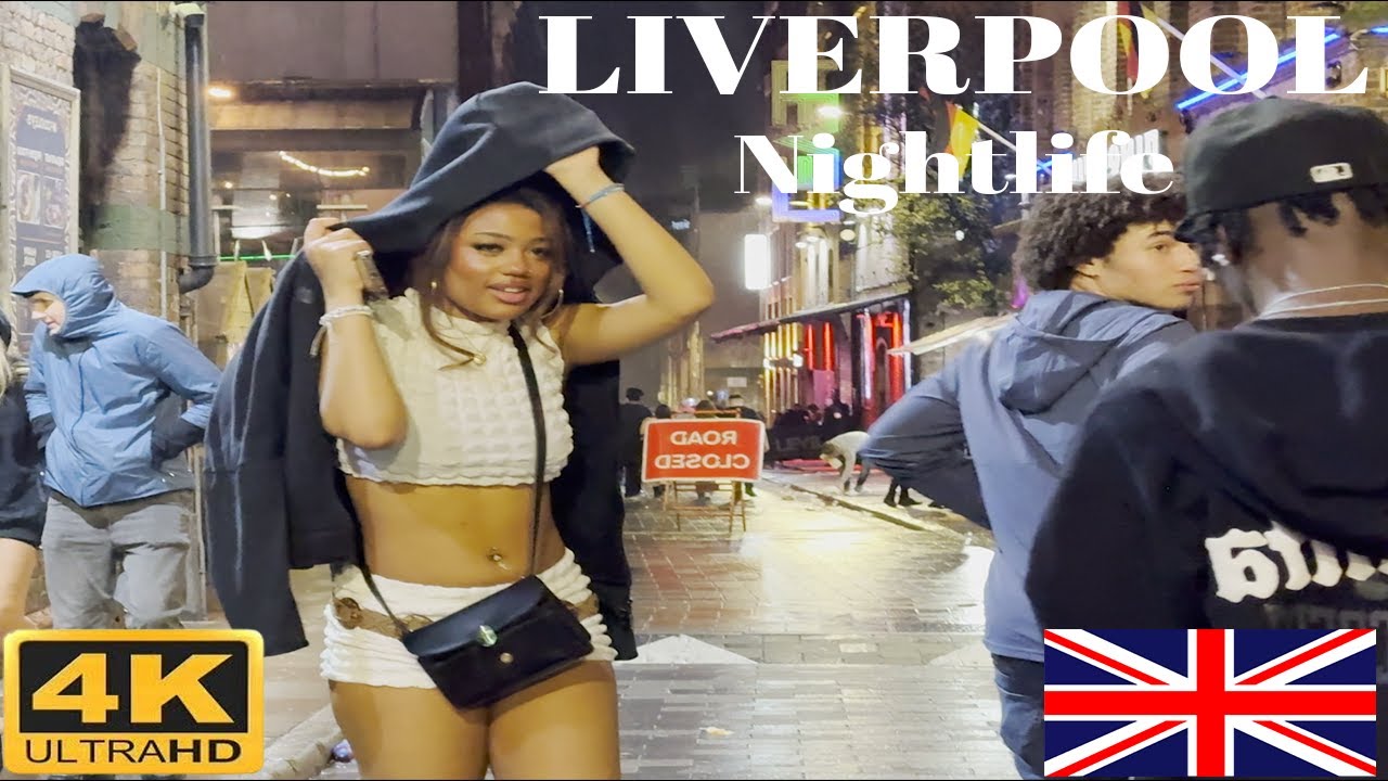 🇬🇧Saturday Nightlife in Liverpool:  4k Virtual Tour  🔥🔥🔥
