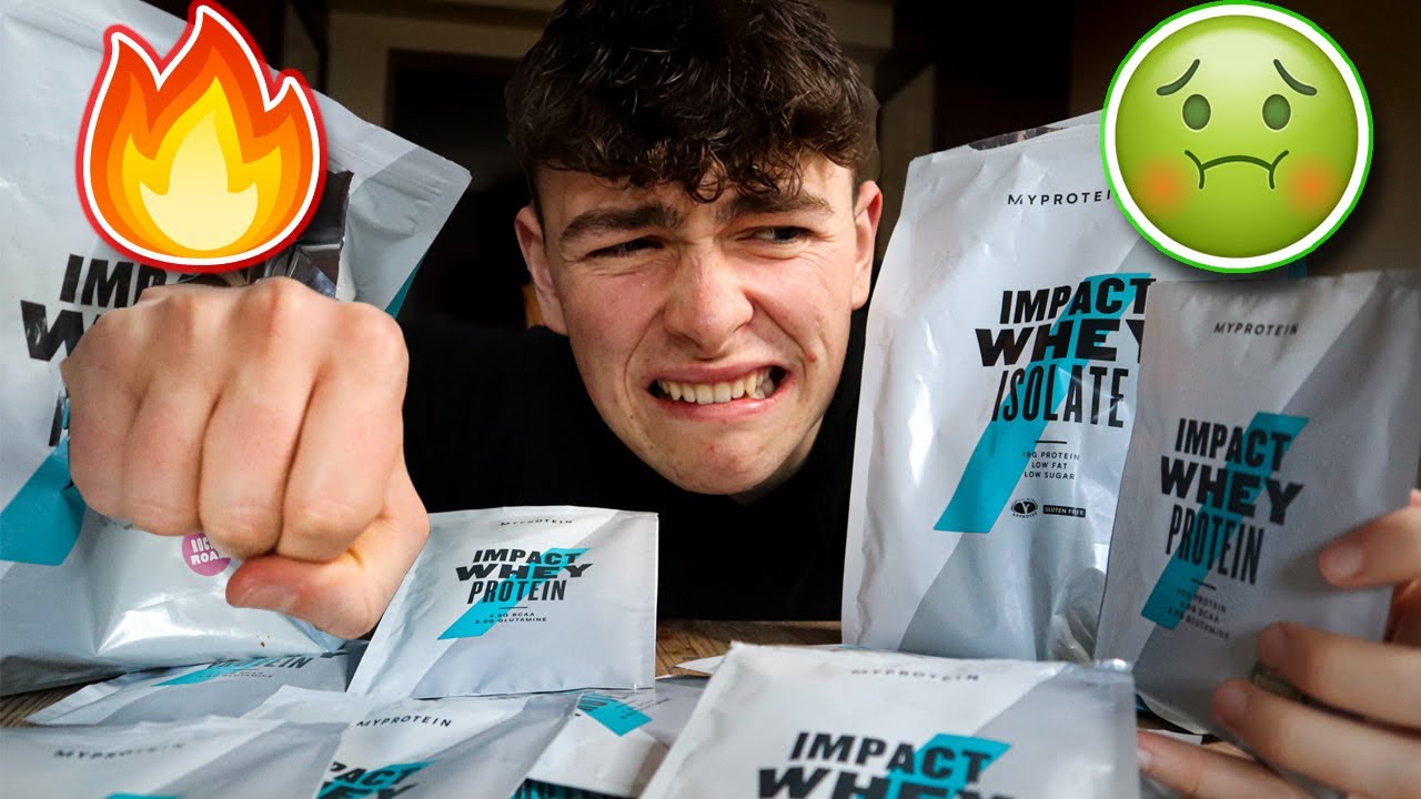 Trying Weird MyProtein Flavours (I found some Gems)