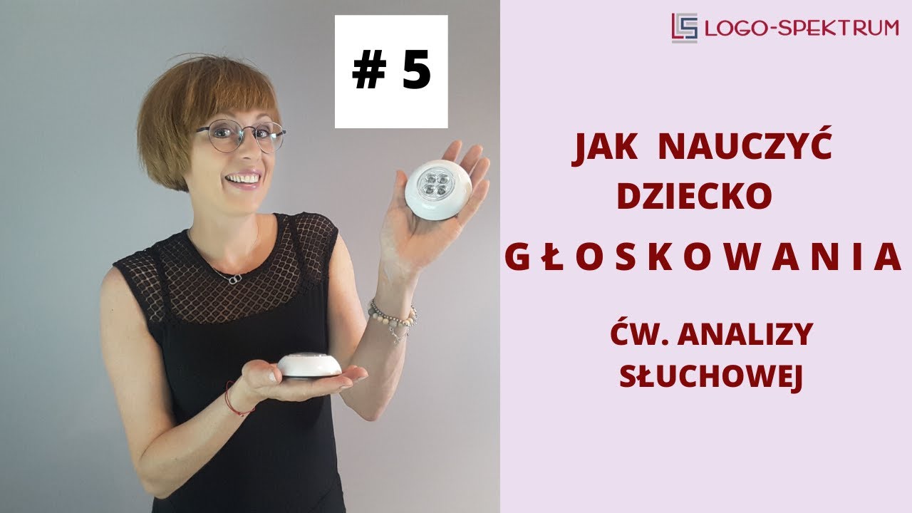 Jak nauczyć dziecko GŁOSKOWANIA - ćw. ANALIZY słuchowej.