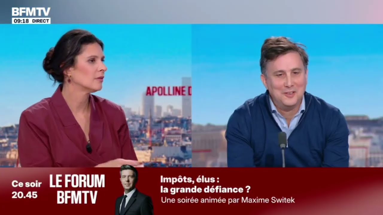 «On paye des impôts du berceau à la tombe» — Jean-Baptiste Leon sur BFMTV
