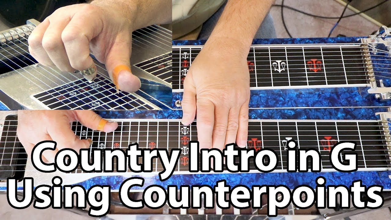 Country Intro in G Using Counterpoint Movements | Pedal Steel Guitar Lesson