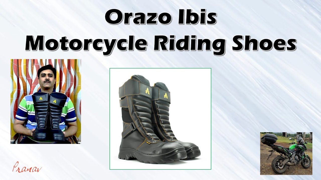 Orazo Ibis motorcycle riding shoes