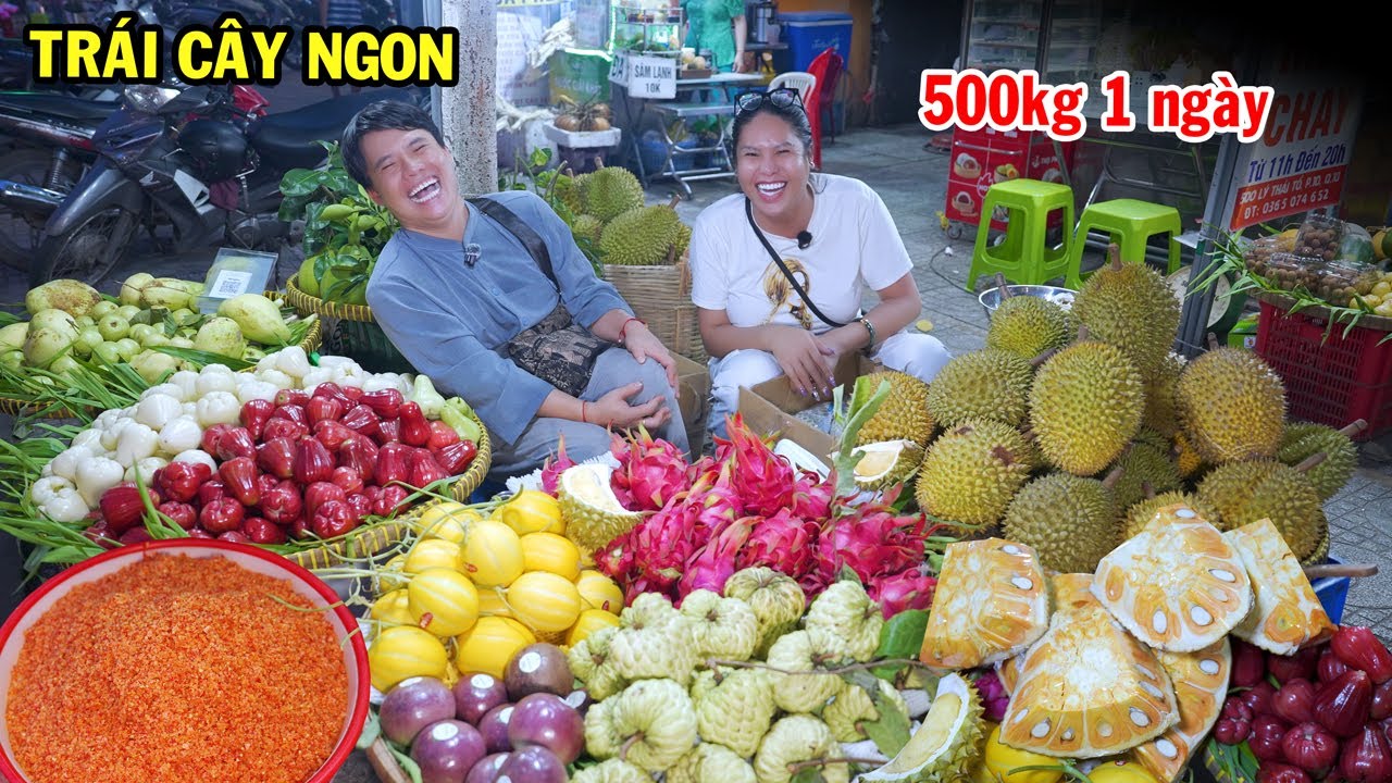 Siêu ngon bán hơn 500kg trái cây 1 ngày nhờ thau muối ớt hấp dẫn - DIVA Cát Thy - Ẩm thực Cha Rồng
