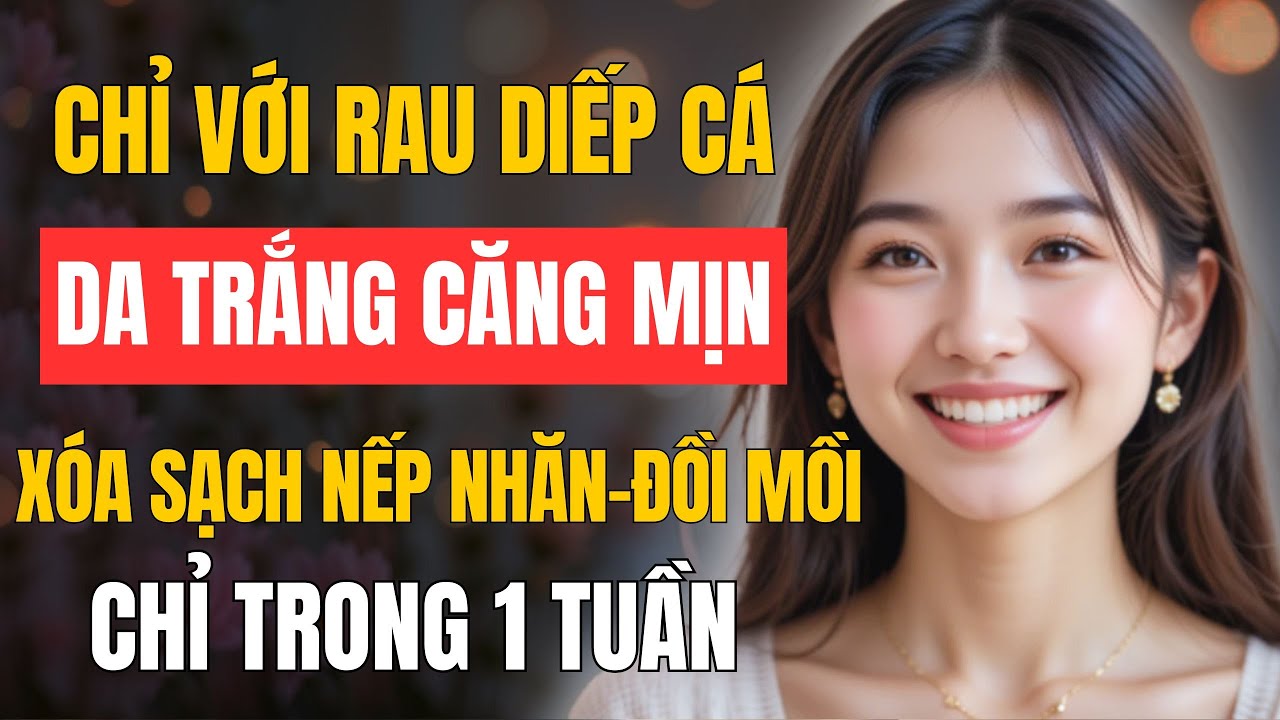7 Ngày “Lột Xác” Làn Da Với Diếp Cá: Xóa Nhăn, Mờ Đồi Mồi & Căng Mịn Tại Nhà | Bồ Đề Tâm An