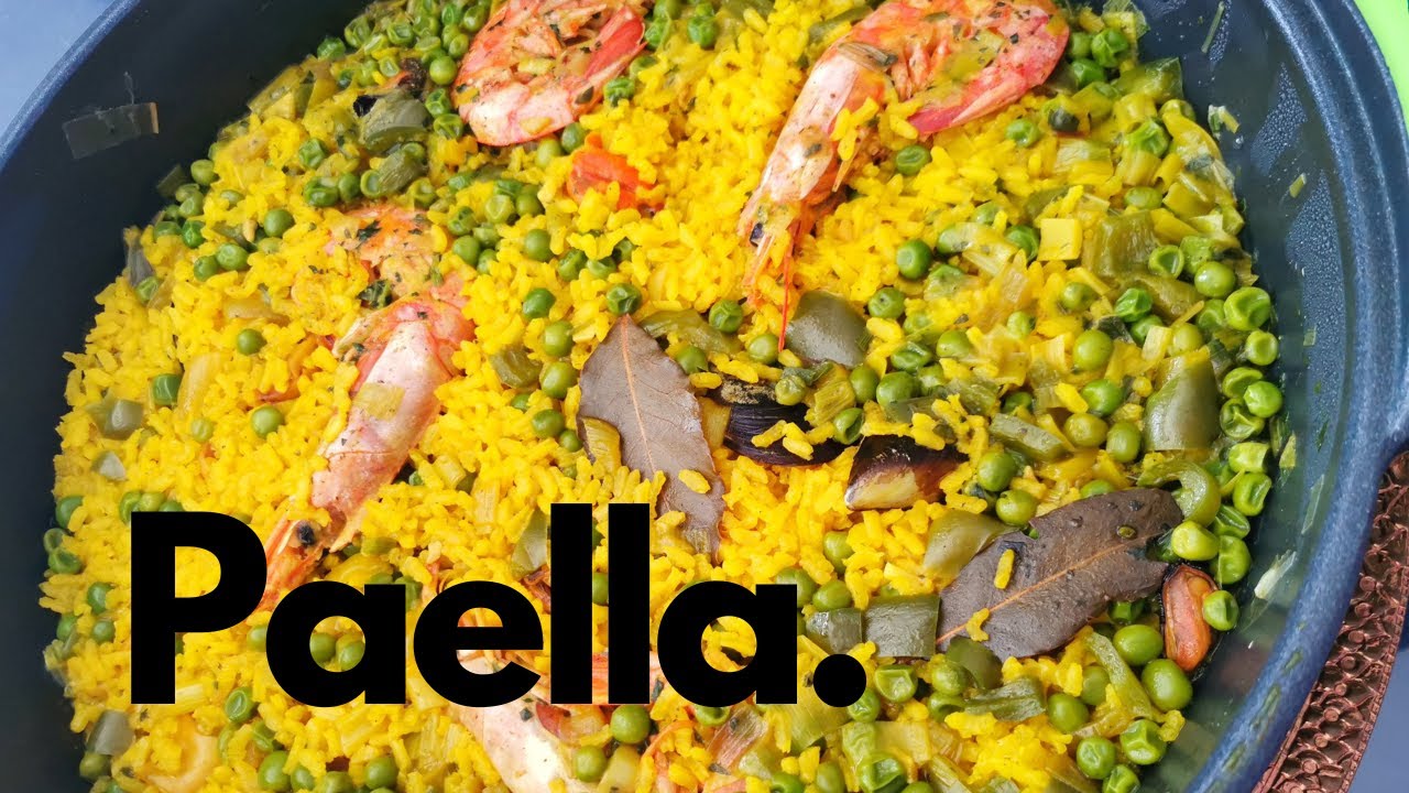 -Paella de marisco! La más buena!