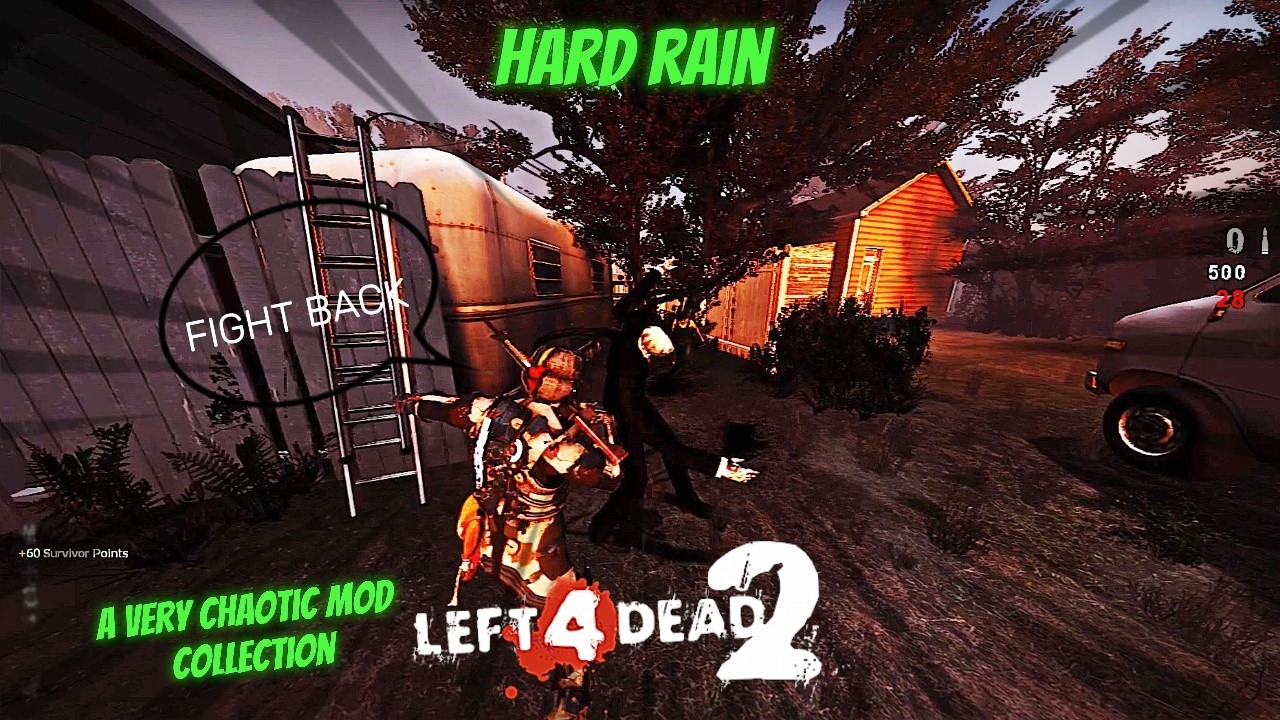 Left 4 Dead 2 - A Very Chaotic Mod Collection -Hard Rain [4k 60FPS]