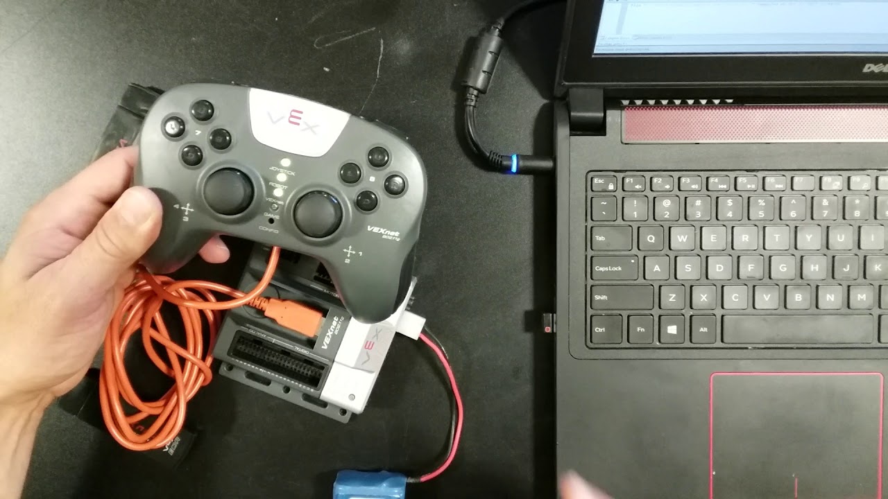 Vex: Pair the Vex joystick controller to the Vex Cortex