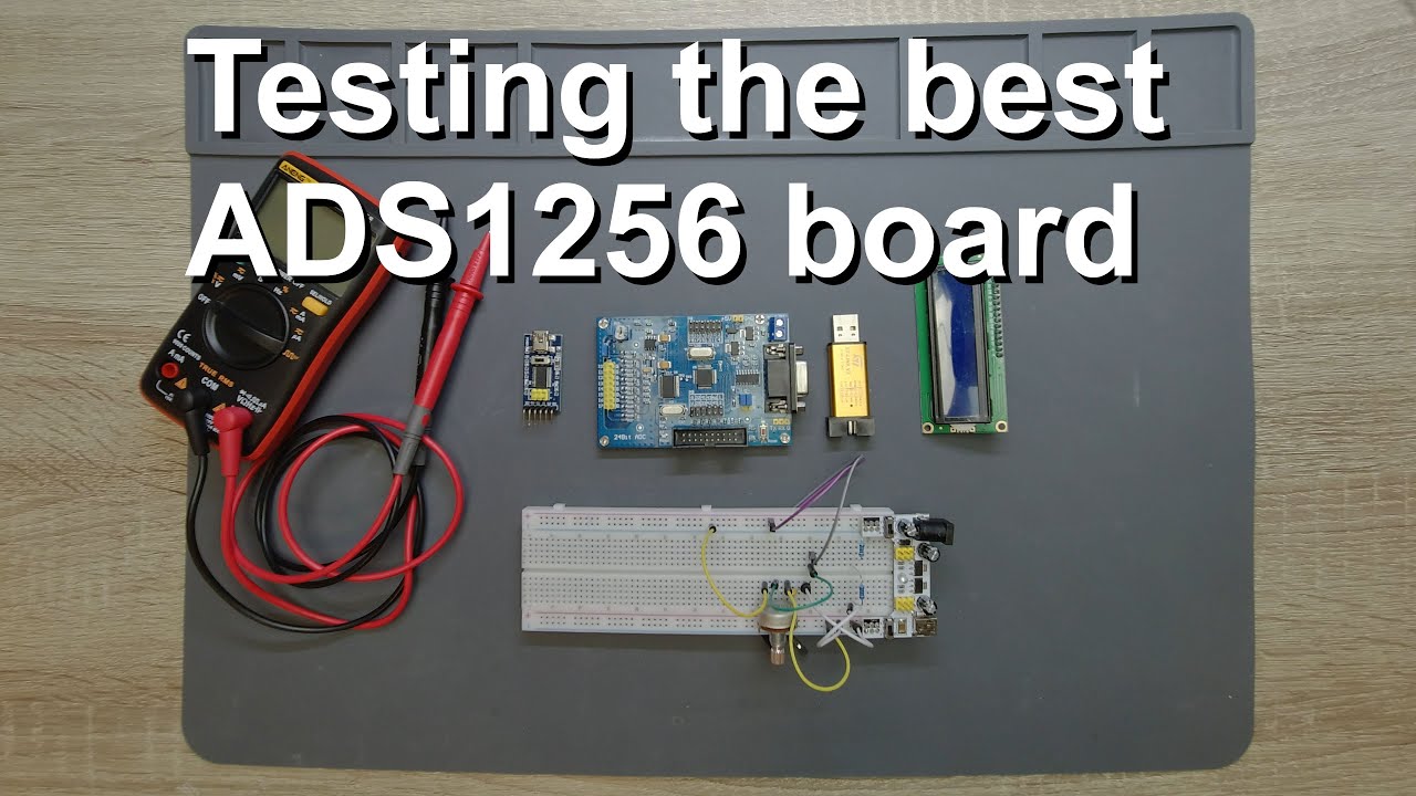 Тестирование и демонстрация лучшей платы ADS1256