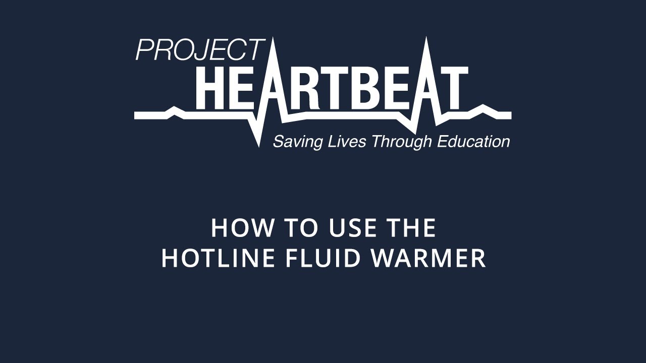 How To Use The Hotline Fluid Warmer