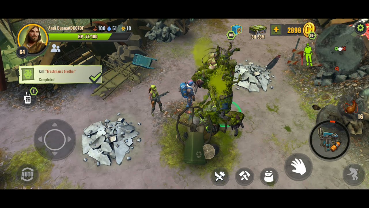 Days After: Jane to block and kill Trashman Brother in Hole