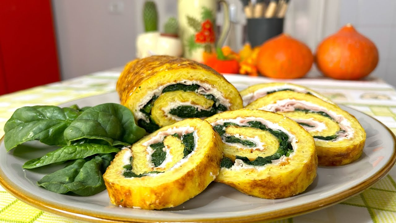 ⏰ Risveglia l'appetito con questo Rotolo di patate farcito 🥰