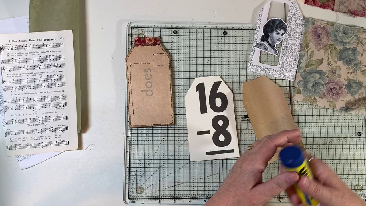 Making Ephemera! - Window Tag & Torn Pockets