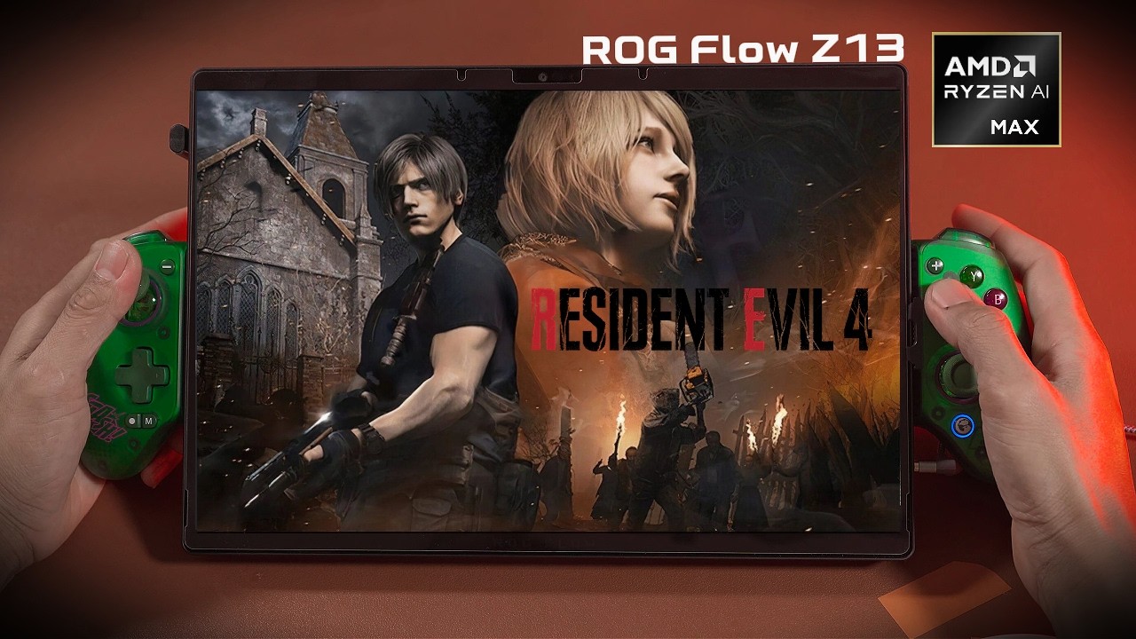 Resident Evil 4 Remake _ Flow Z13 AMD AI MAX+ 395 | 35W | On Battery Mode | Let's See