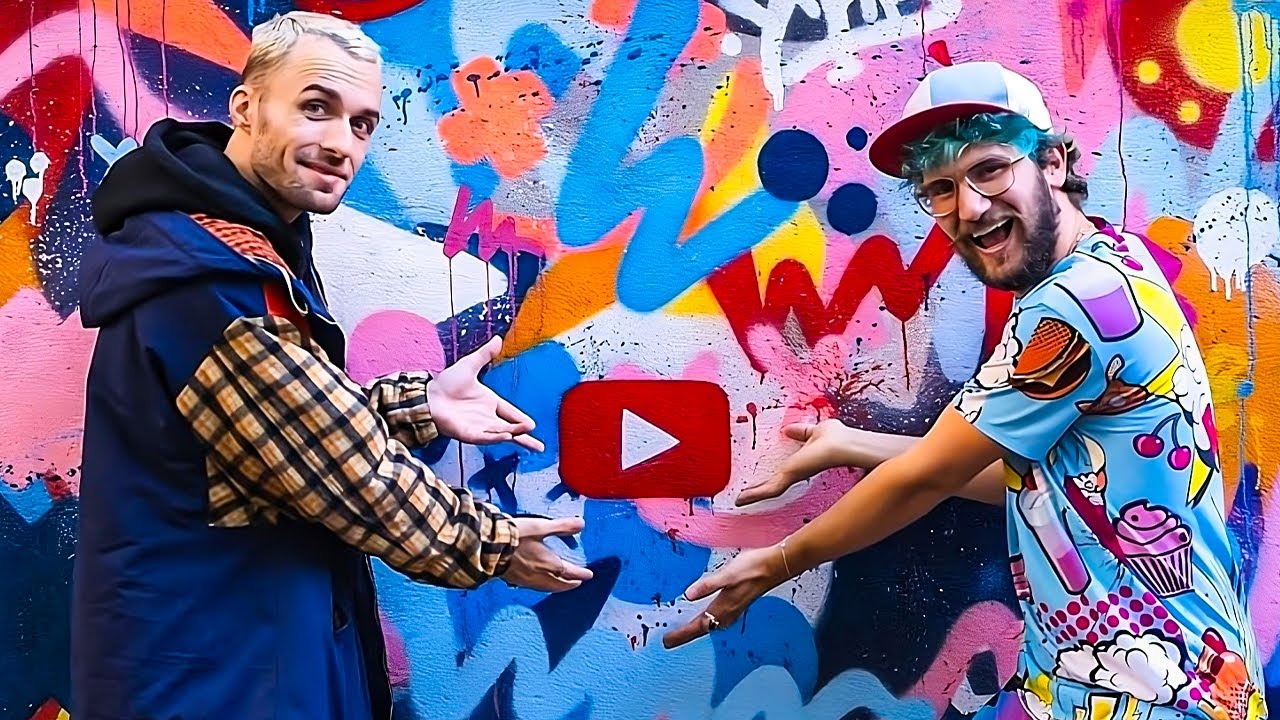 Peindre chez ​SQUEEZIE ! (Vlog Paris Brunograffer)