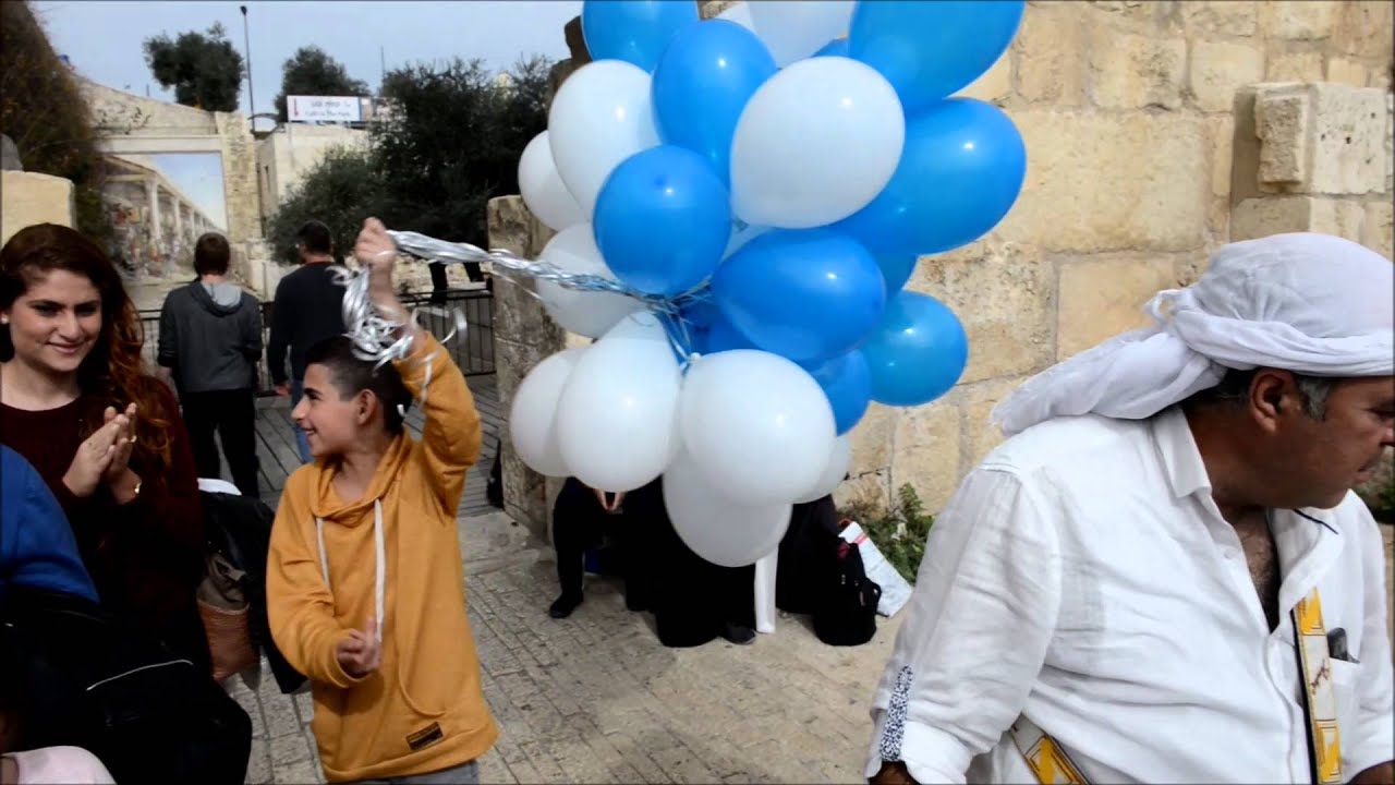 הפקת בר מצווה בכותל לעדת הקווקזים