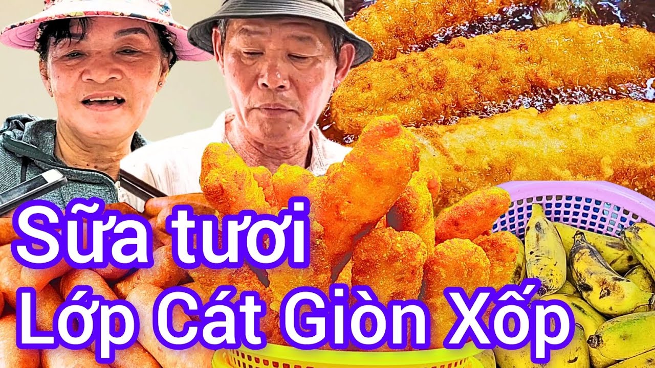 Cách để RÃ TRÁI CHUỐI CHIÊN HÒA VÀO THÀNH BỘT tạo độ giòn xốp trong mịn không bị ngấm dầu ở Sài Gòn