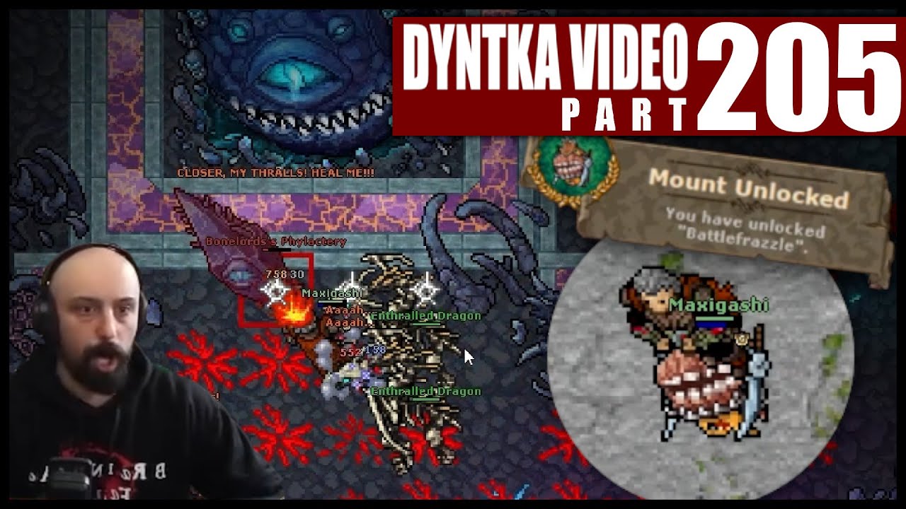 Padamy jak muchy - Trudny ten Update | Tibia - Dyntka Video odc. 205