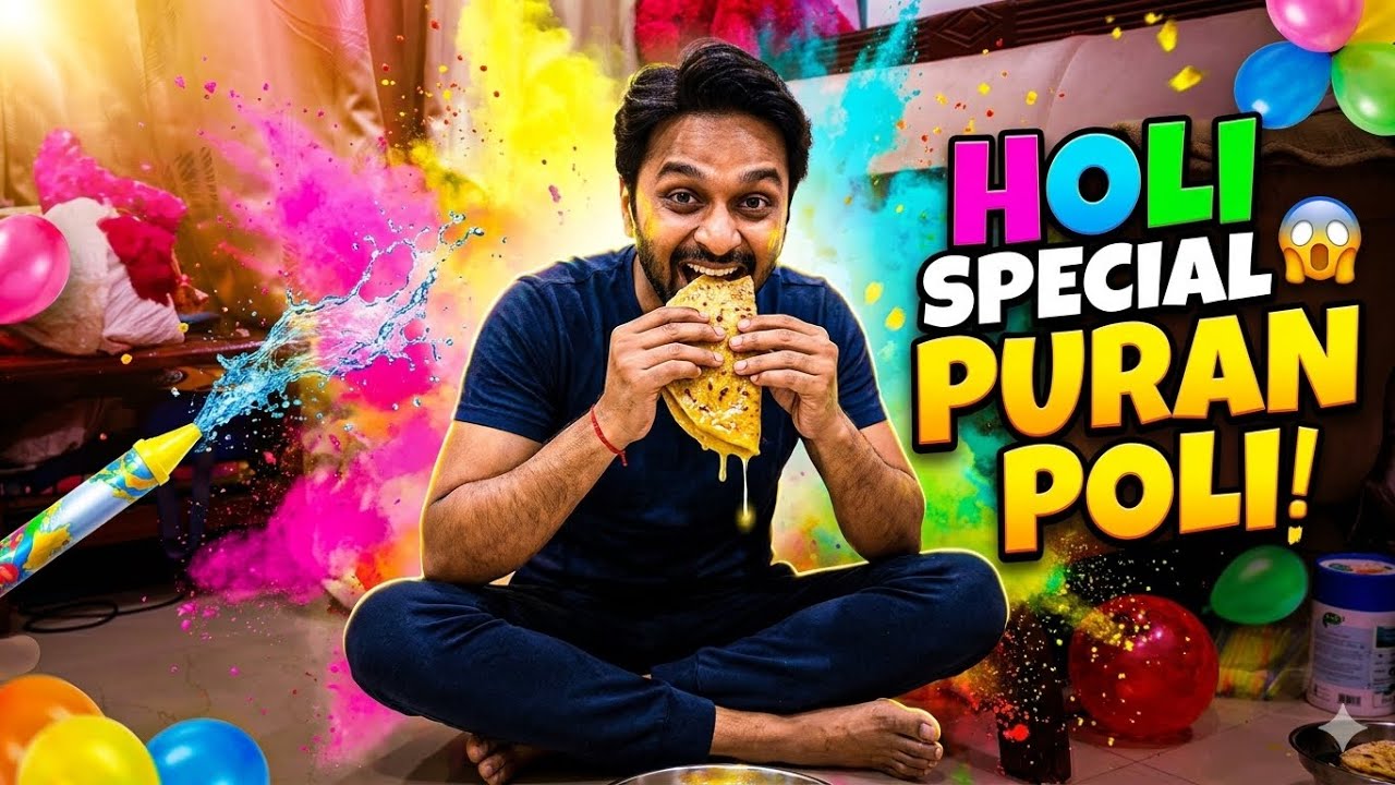 Holi Special 🌈 Puran Poli Feast | Yug Learning | Saw Shahrukh Khan&rsquo;s Car 555 😱 Skycity Mall Vlog 190