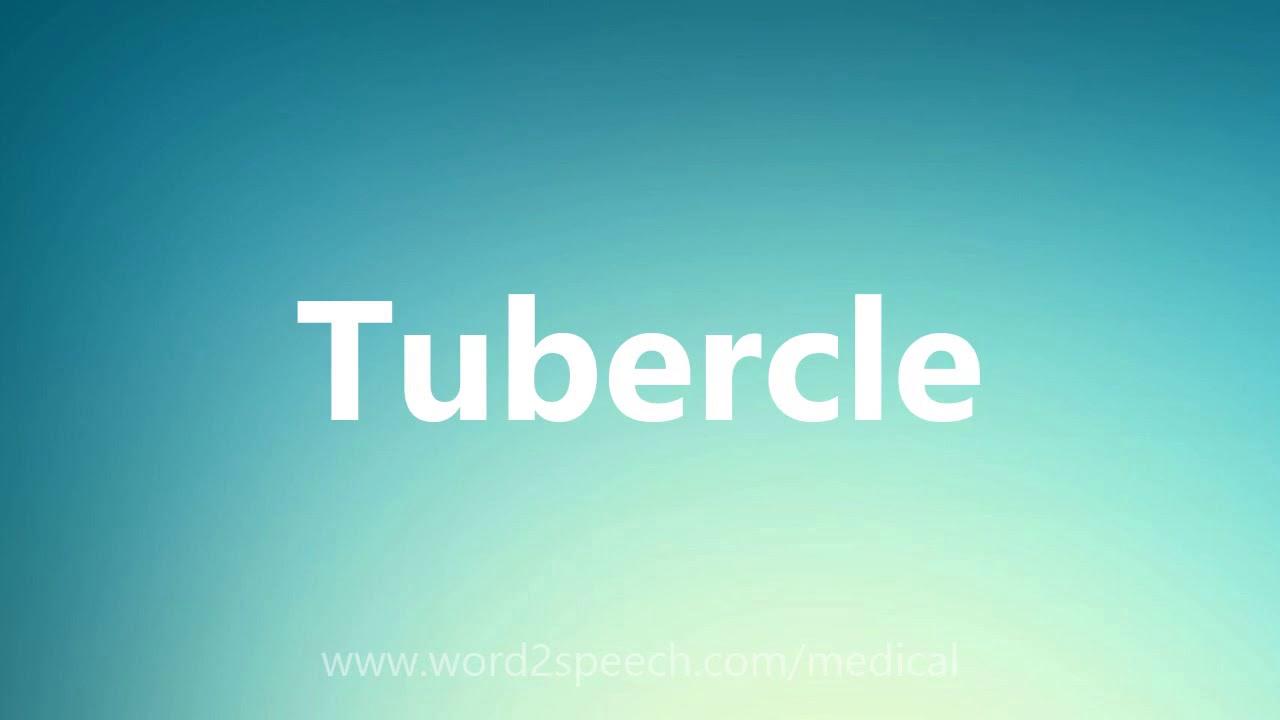 Tubercle - Medical Meaning and Pronunciation