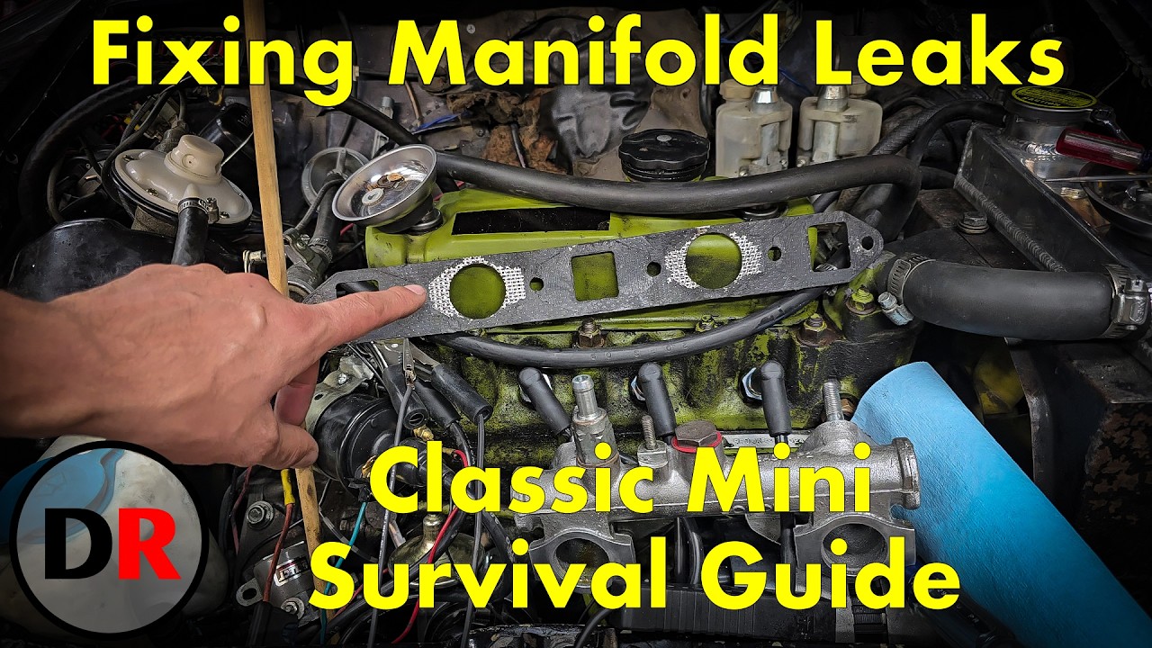 Classic Mini Survival Guide: Fixing intake and exhaust manifold leaks on a classic Mini!