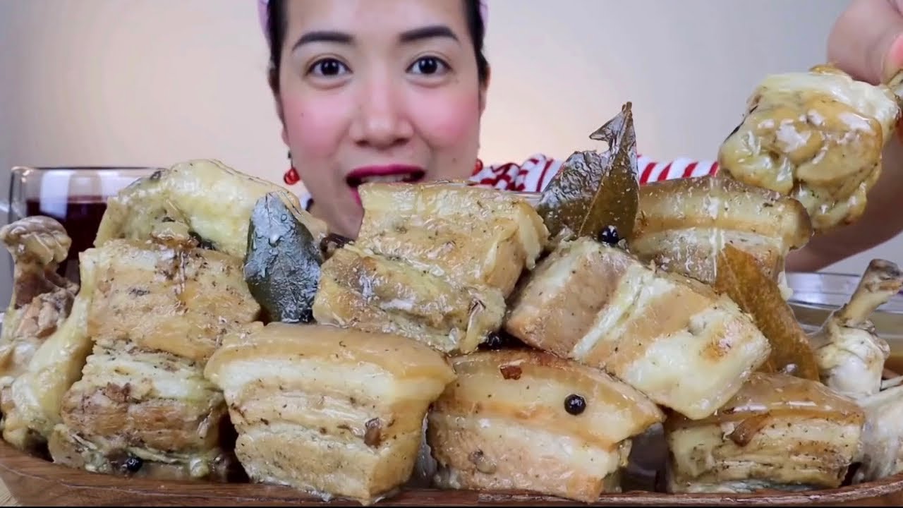 ADOBO SA PUTI NG PAMPANGA | PINOY FOODS MUKBANG