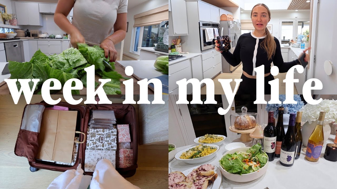 НЕДЕЛЯ ИЗ МОЕЙ ЖИЗНИ | поездки, организация званого ужина, соберите вещи вместе со мной!