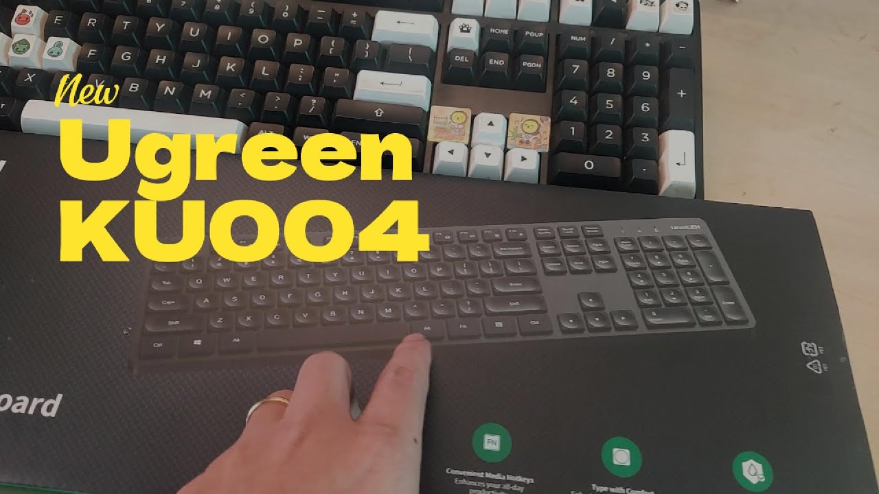 Trên tay Bàn Phím Không Dây UGREEN KU004