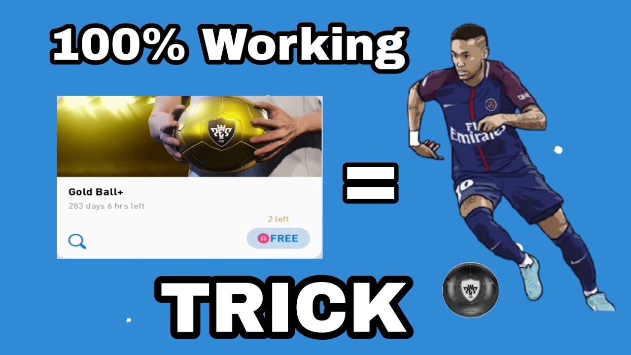 Black Ball Tricks In Gold Ball pack pes 2021 Mobile