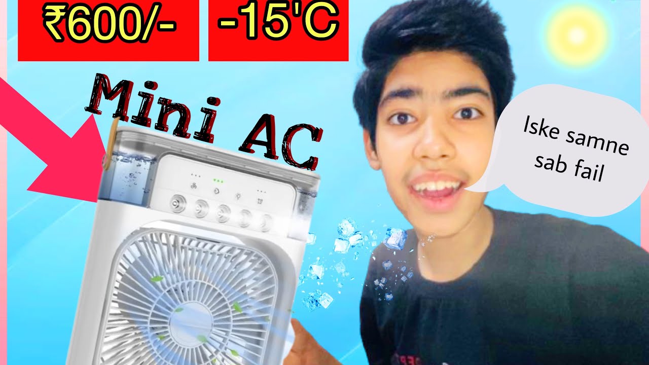I buy This Viral Mini AC Cooler From Amazon!!😍| 1st Review 🔥🔥/