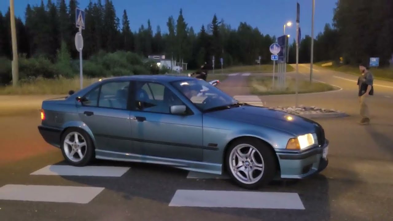 E36 M43 Turbo burnout