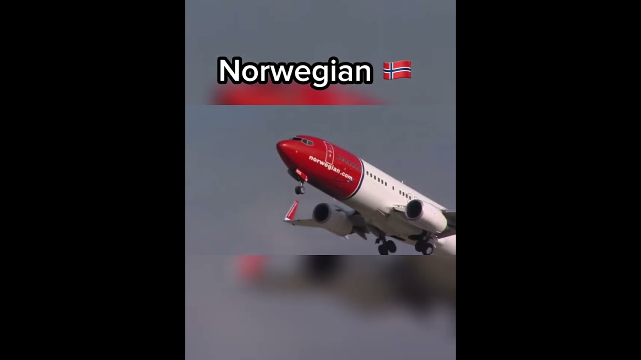 Countries and Their Airlines - Norway Edition 🇳🇴 #aviation #avgeeks #norway #flying #flight