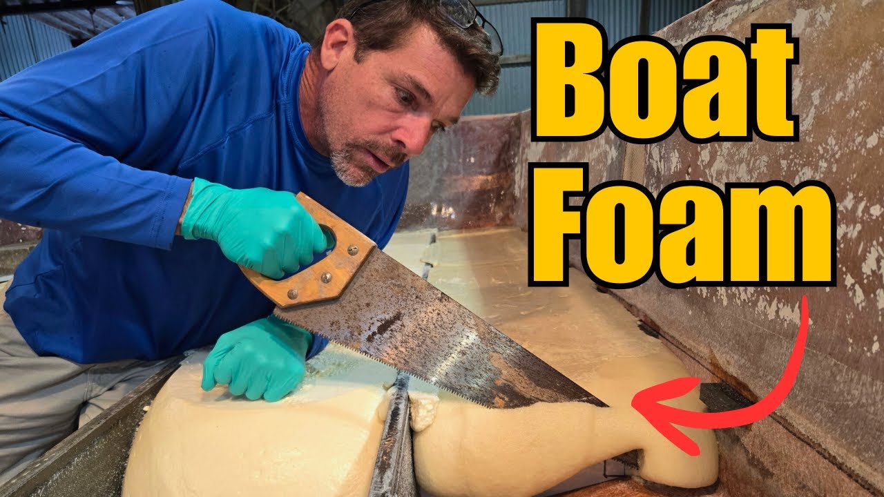 FASTEST and EASIEST Way to Pour BOAT FLOTATION FOAM for PERFECT Results EVERYTIME!