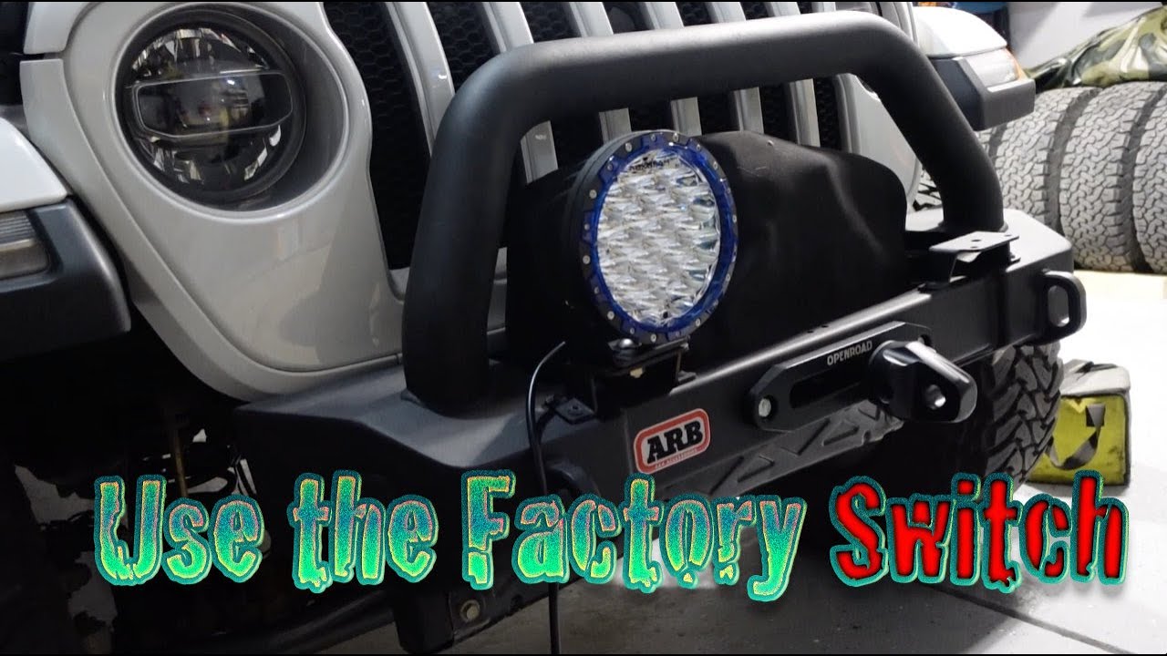 Jeep JL Как подключить фары к штатному жгуту противотуманных фар