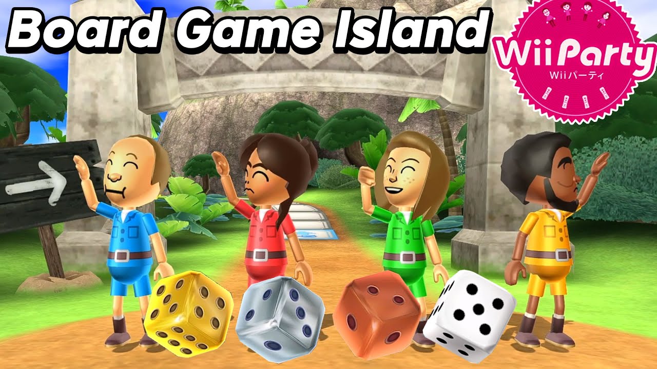 Wii Party Board Game Island gameplay | Mark Vs Chika Vs Abby Vs Patrick | Beginner com | Wii파티