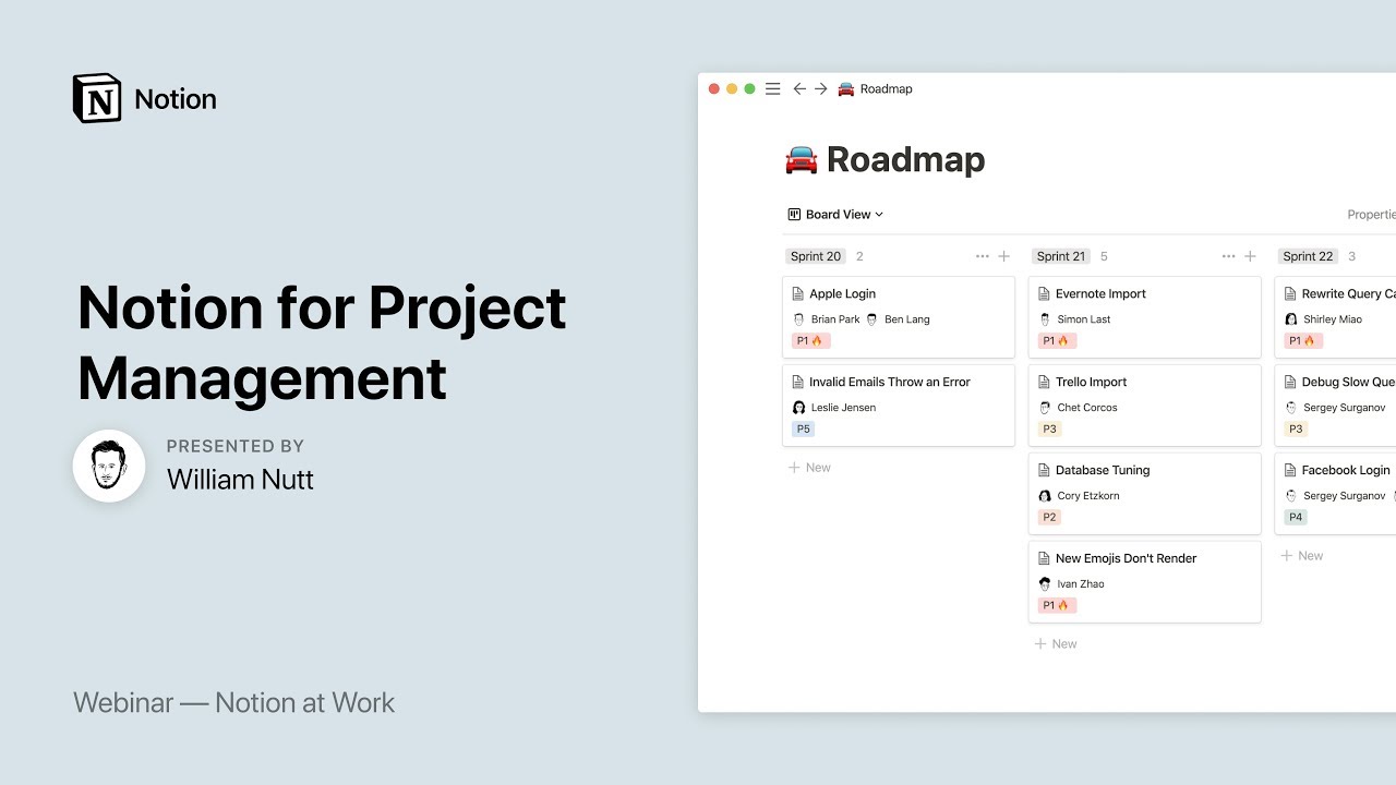 Notion at Work: Notion for Project Management