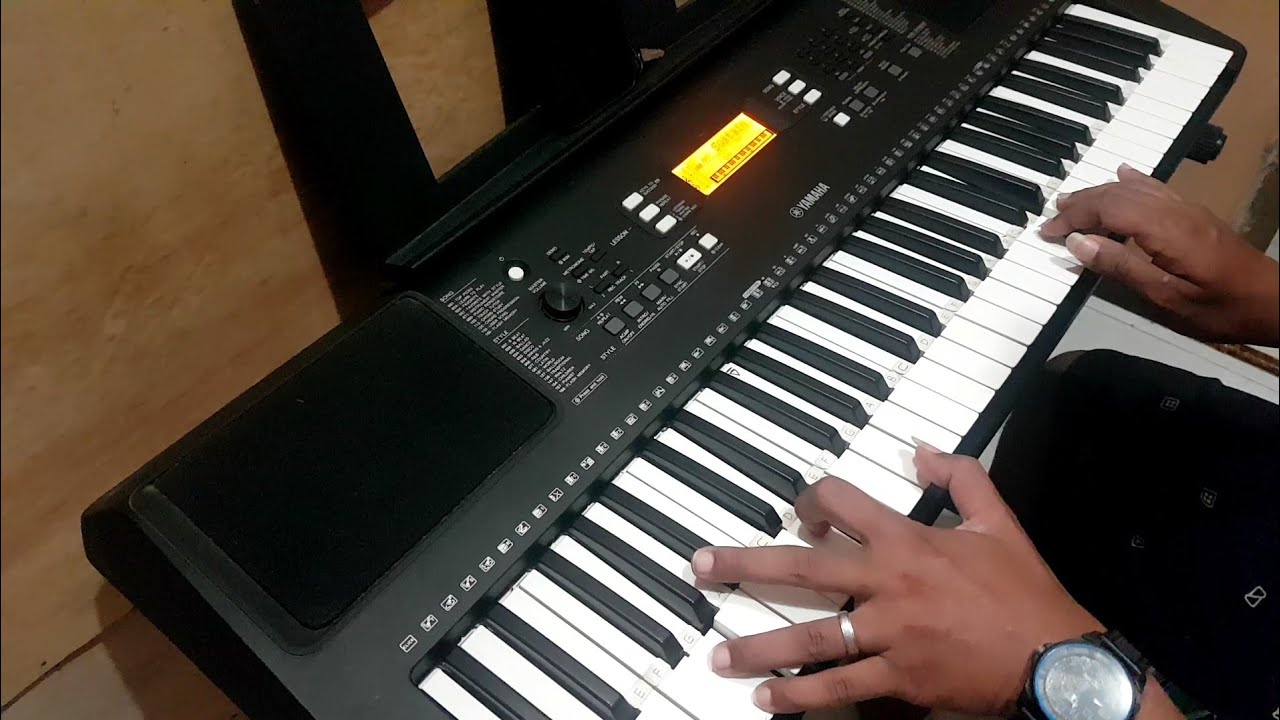 cara belajar keyboard yamaha psr e series pemula