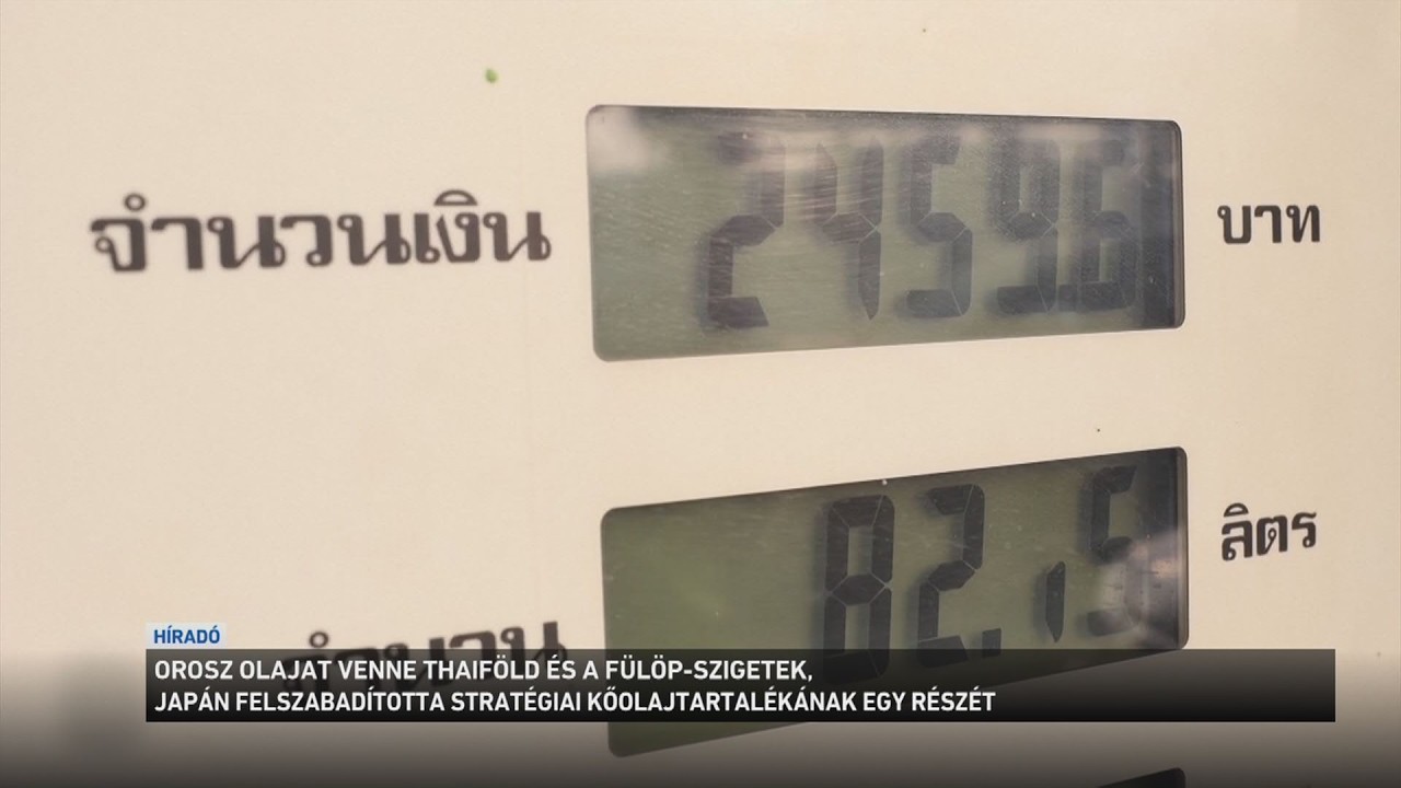 Orosz olajat venne Thaiföld és a Fülöp szigetek