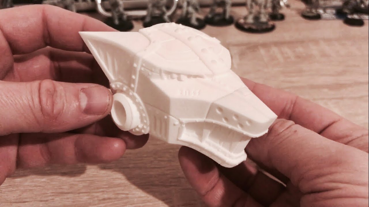 Lupus Variant Head for the Mars Pattern Warlord Titan: custom design by Ben Ellis