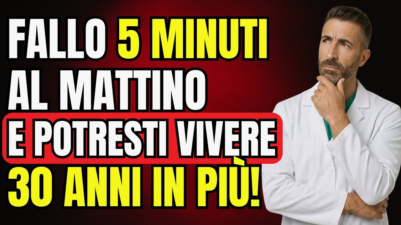 Potresti vivere 30 anni in più dopo i 65 — prova a fare questo al mattino.