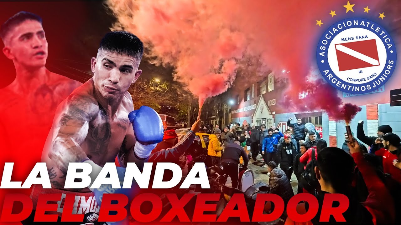 ASI SE VIVE UNA NOCHE DE BOXEO CON UNA HINCHADA DE FUTBOL | MAURO TOLOMEO Y LA PLAZA BOYACA