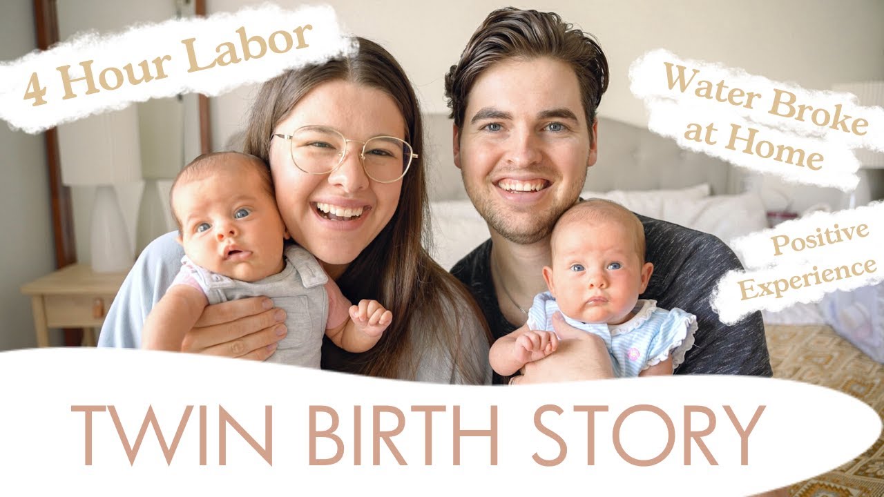TWIN BIRTH STORY: Planned Home Birth Turned 4 Hour Pre-term Hospital Birth (positive birth story)