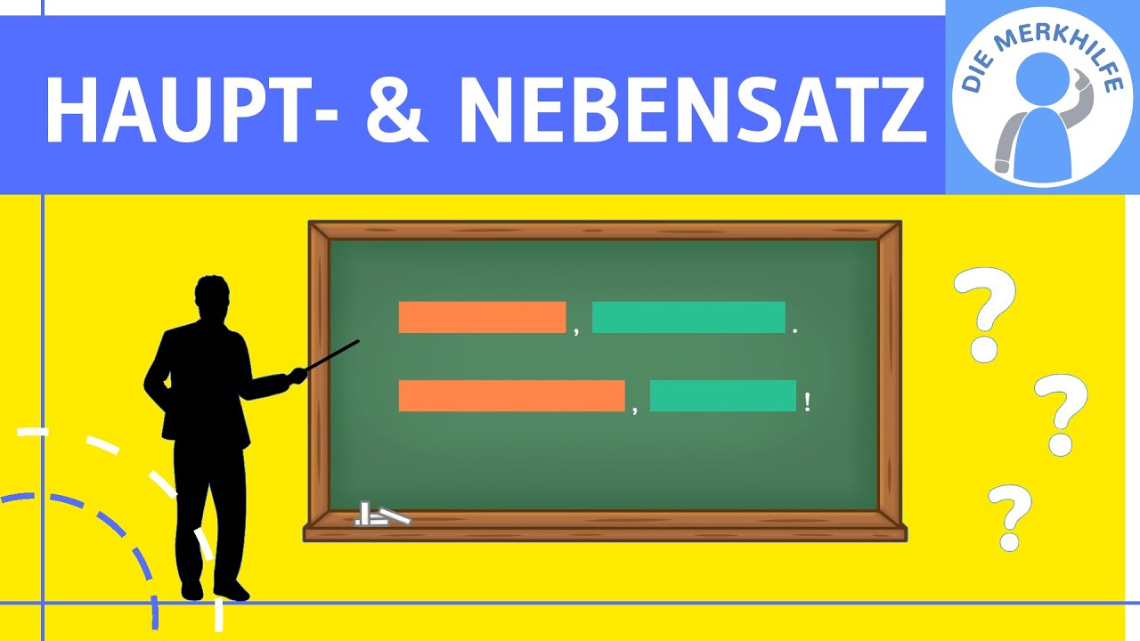 Haupt- und Nebensätze - Erkennungsmerkmale, Konjugiertes Verb & Beispiele einfach erklärt - Deutsch