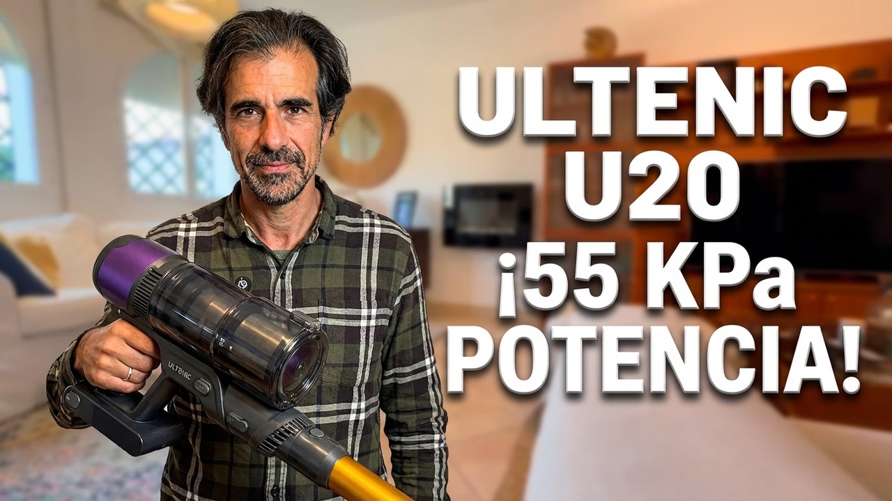 🔥 Ultenic U20 Review en Español | ¿El MEJOR Aspirador Vertical por 130€? 55KPa de Potencia