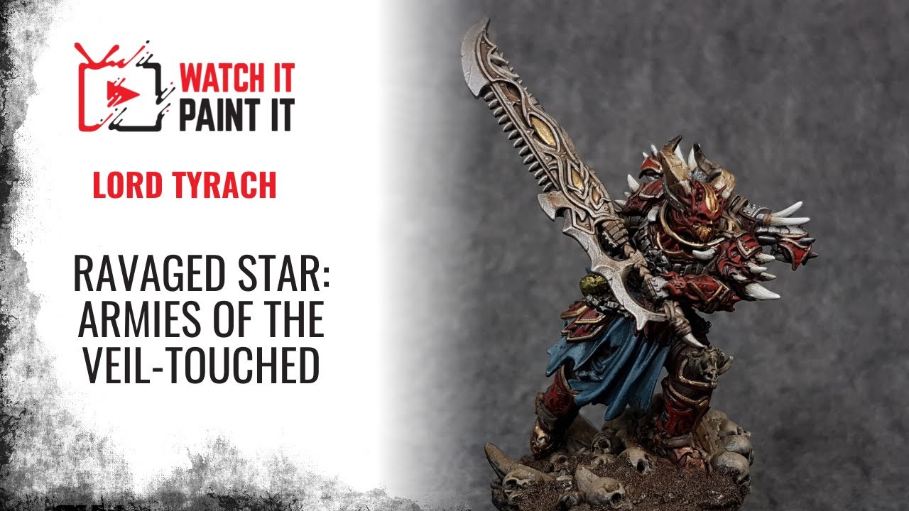Painting Lord Tyrach from MWG Studios | Ravaged Star: Armies of the Veil-Touched